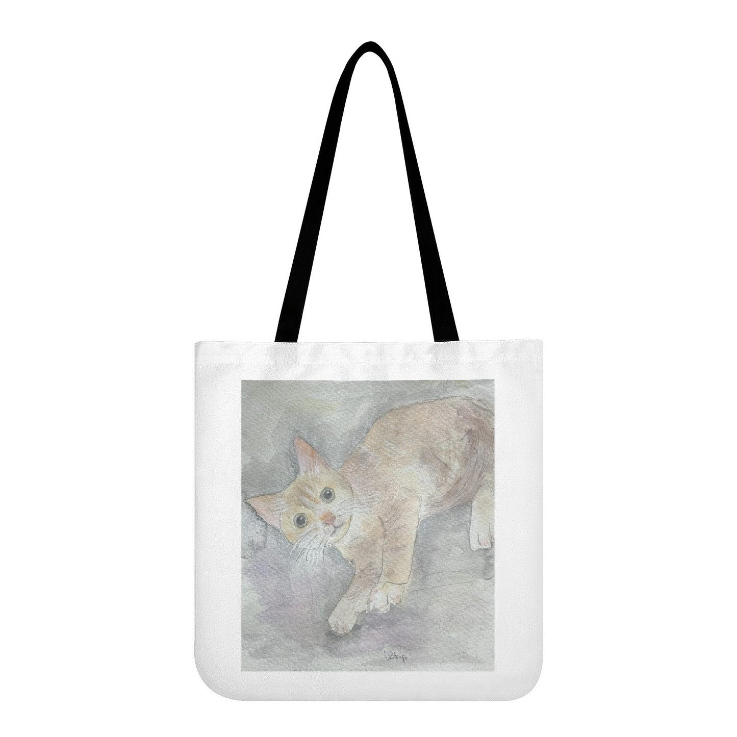 Cat Print Cloth Tote Bag