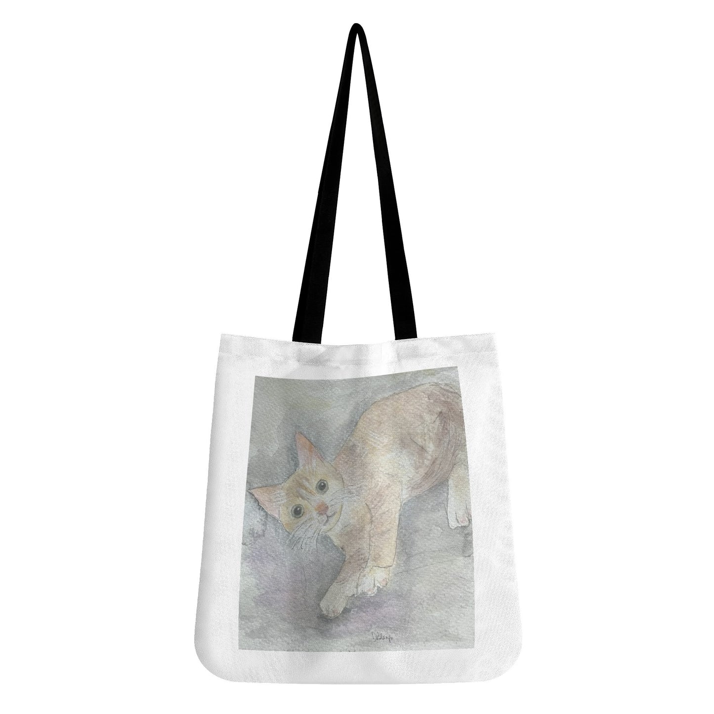 Cat Print Cloth Tote Bag
