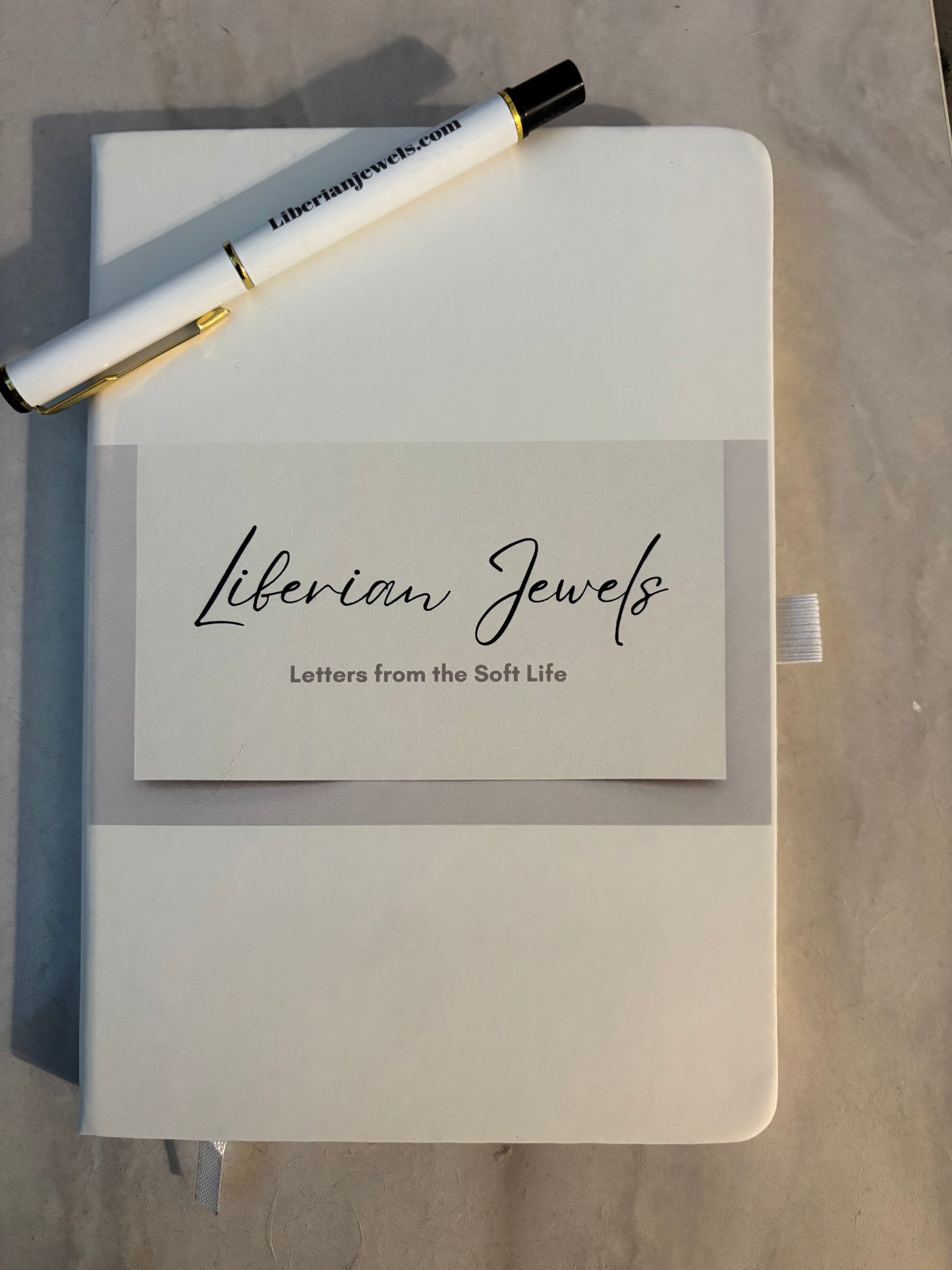 Liberian Jewels Custom Notebook and Pen
