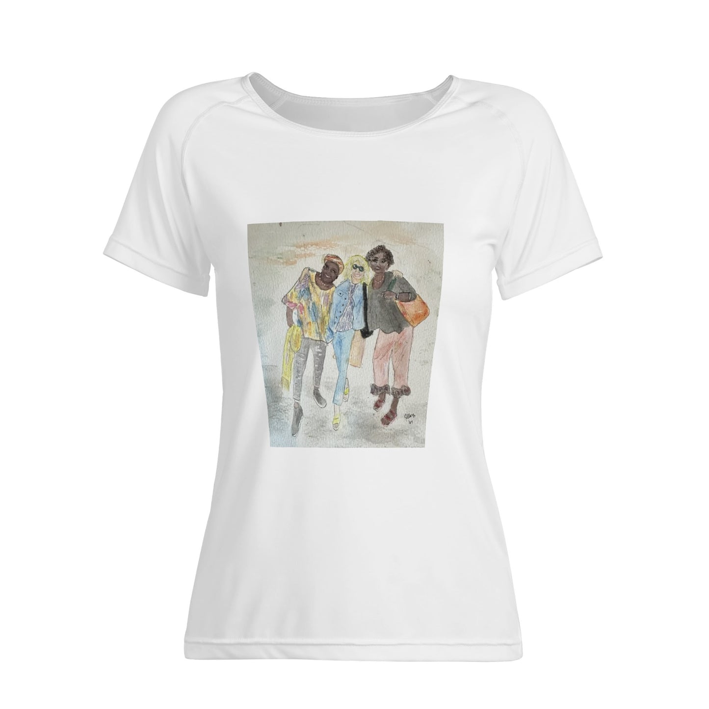Three Friends Forever Womens T shirt