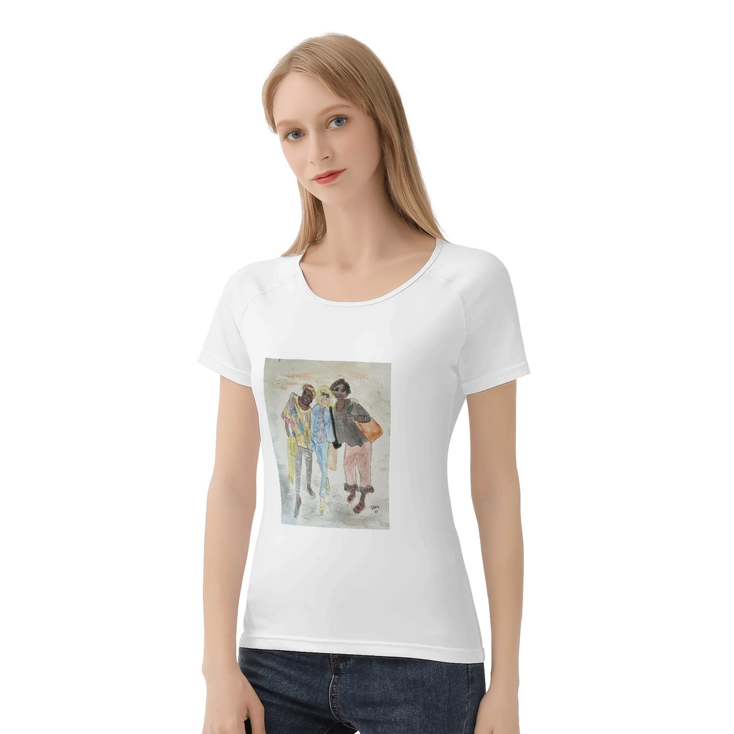 Three Friends Forever Womens T shirt