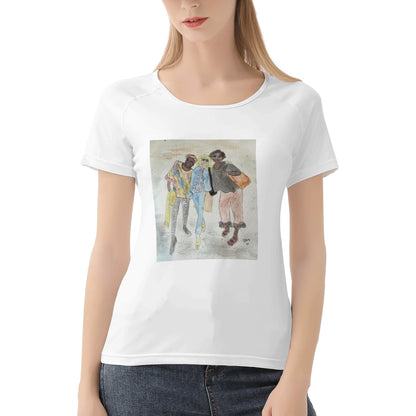 Three Friends Forever Womens T shirt
