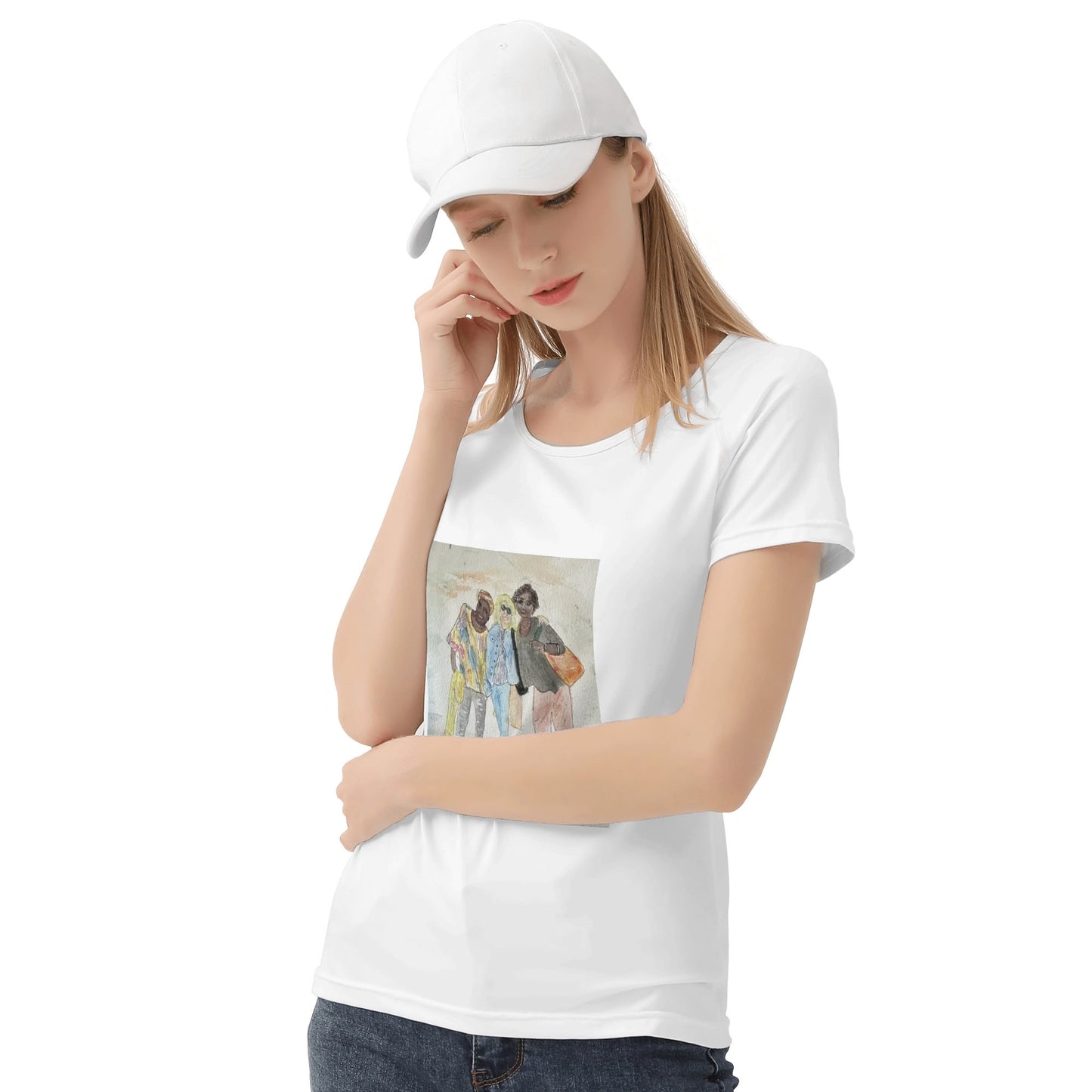 Three Friends Forever Womens T shirt