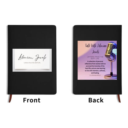 Custom 2 Sides Print PU Black and Brown Notebook